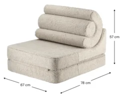Wigiwama Sessel Flipster Biscuit W599113