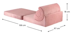 Wigiwama Sessel Flipster Pink Mousse W599083