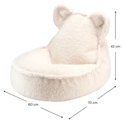 Wigiwama Sitzsack Bär Cream White W597904