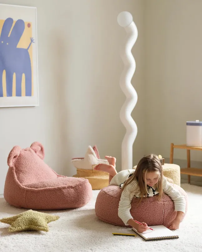 Wigiwama Sitzsack Bär Guava Pink W598499