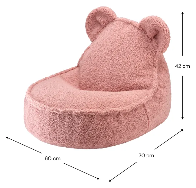 Wigiwama Sitzsack Bär Guava Pink W598499