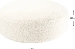 Wigiwama Sitzsack Ottomane Cream White W597690