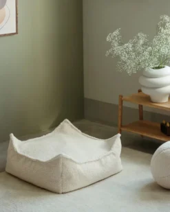 Wigiwama Sitzsack Ottomane Cream White W598246