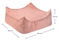 Wigiwama Sitzsack Ottomane Guava Pink W598451