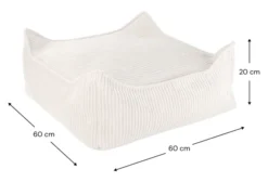 Wigiwama Sitzsack Ottomane Marshmallow W597157