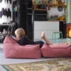Wigiwama Sitzsack Ottomane Pink Mousse W596631