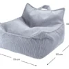 Wigiwama Sitzsack Sessel Blueberry Blue W596334
