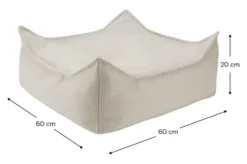 Wigiwama Sitzsack Viereck Outdoor Terra W599212