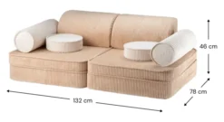 Wigiwama Sofa Brown Sugar W598215