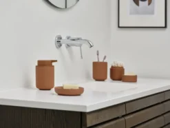 ZONE Denmark Aufbewahrungsbehälter Ume mit Deckel terracotta