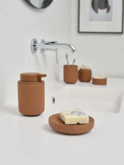 ZONE Denmark Aufbewahrungsbehälter Ume mit Deckel terracotta
