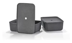 ZONE Denmark Aufbewahrungsbox Pulp 48 x 32 cm 2 Stück Black