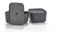 ZONE Denmark Aufbewahrungsbox Pulp 32 x 23 cm 2 Stück Black
