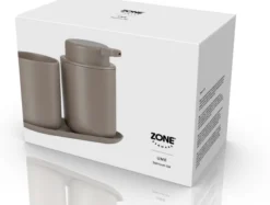 ZONE Denmark Badezimmer-Set Ume 3 Teile Taupe