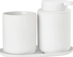 ZONE Denmark Badezimmer-Set Ume 3 Teile White