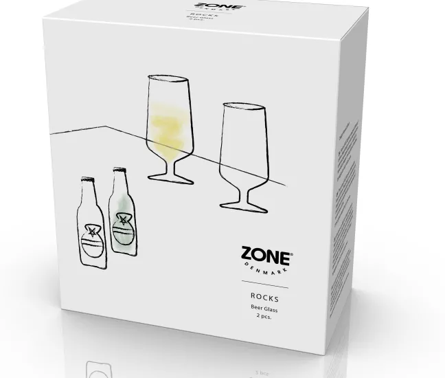 ZONE Denmark Bierglas Rocks 30 cl Klar