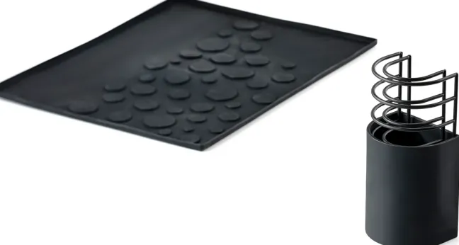 ZONE Denmark DIISH Abtropfunterlage-Set schwarz Sale