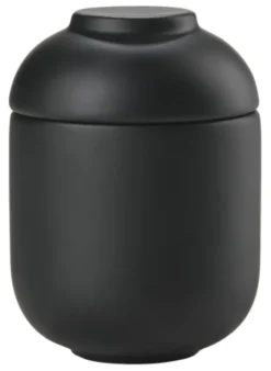 ZONE Denmark Gefäß mit Deckel Sensu 6,5 x 9 cm Black