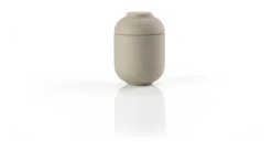 ZONE Denmark Gefäß mit Deckel Sensu 6,5 x 9 cm Taupe
