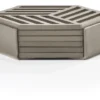 ZONE Denmark Glasuntersetzer Hexagon 6 Stück Taupe