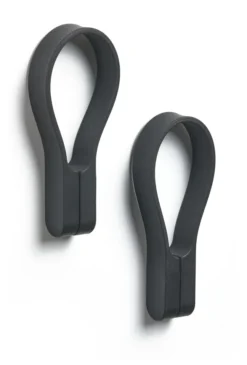ZONE Denmark Handtuchhalter Loop magnet 2 Stück schwarz