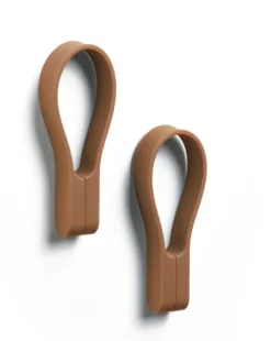 ZONE Denmark Handtuchhalter Loop magnet 2 Stück terracotta