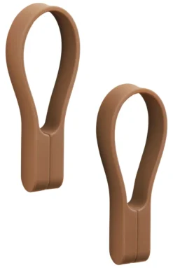 ZONE Denmark Handtuchhalter Loop magnet 2 Stück terracotta