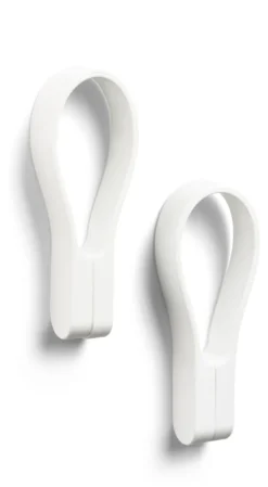 ZONE Denmark Handtuchhalter Loop magnet 2 Stück weiß