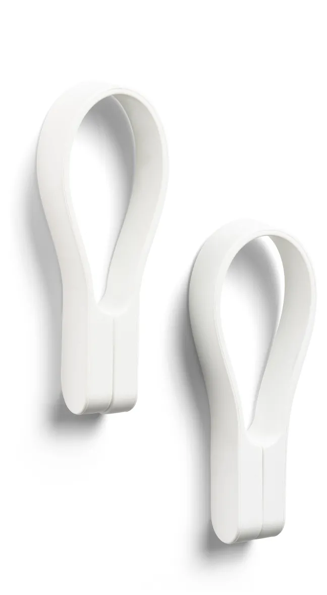 ZONE Denmark Handtuchhalter Loop magnet 2 Stück weiß