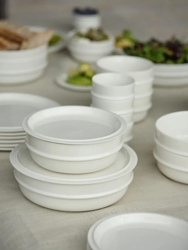 ZONE Denmark Poke-/Ramenschüssel Eau 0,6 Liter 16 cm Offwhite Porze