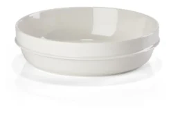 ZONE Denmark Salatschüssel Eau 1,4 Liter 24 cm Offwhite Porzellan