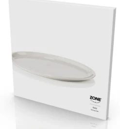 ZONE Denmark Servierplatte Eau 32 cm Offwhite Porzellan