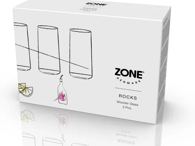 ZONE Denmark Shooter Rocks 8 cm 3 Stück