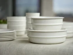 ZONE Denmark Teller Eau 20 cm Offwhite Porzellan