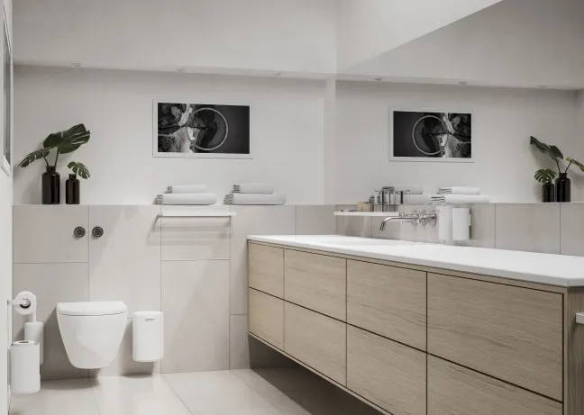ZONE Denmark Toilettenbürste Rim zur Wandandmontage weiß