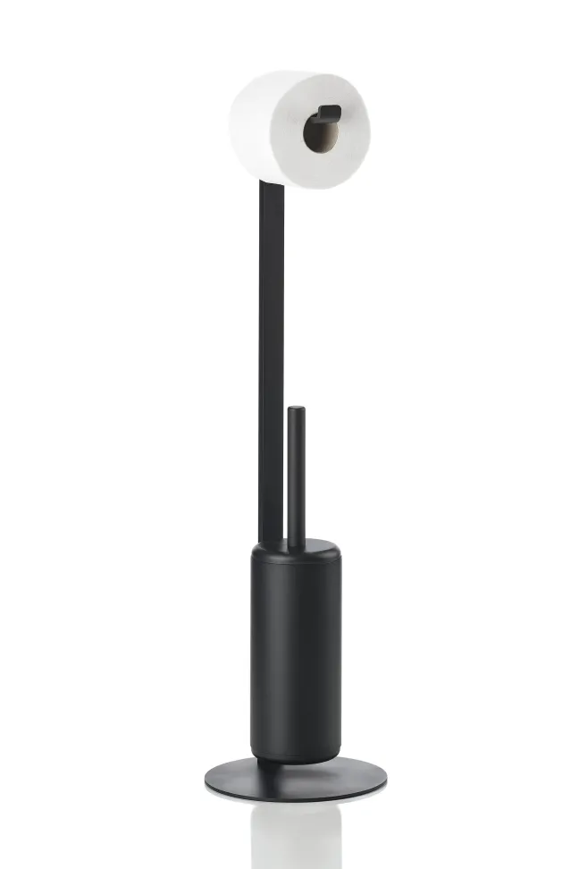 ZONE Denmark Toilettenbutler mit Bürste Rim 74cm schwarz