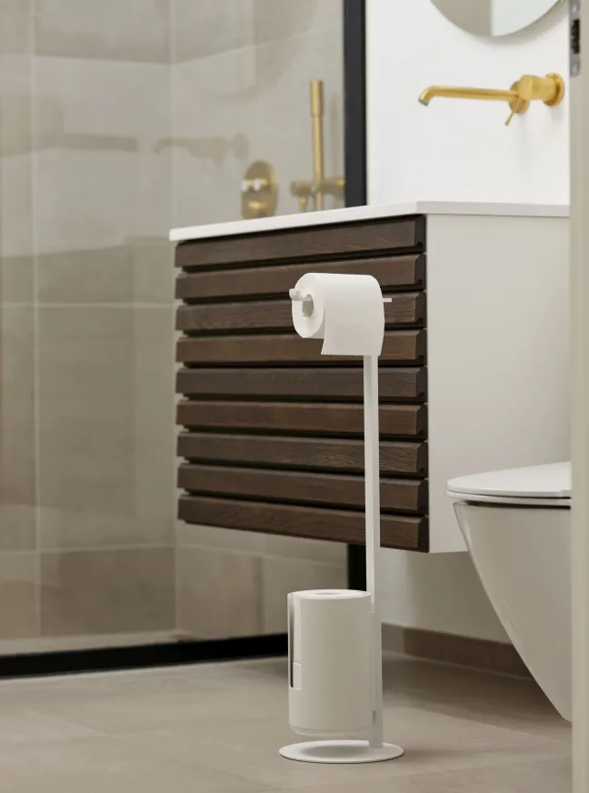 ZONE Denmark Toilettenpapierhalter Rim freistehend weiß