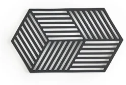 ZONE Denmark Untersetzer Hexagon Black 24cm