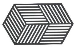 ZONE Denmark Untersetzer Hexagon Black 24cm