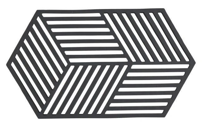 ZONE Denmark Untersetzer Hexagon Black 24cm