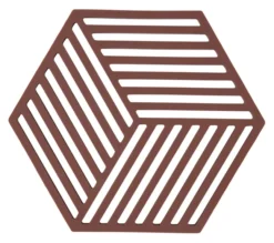ZONE Denmark Untersetzer Hexagon Burgundy