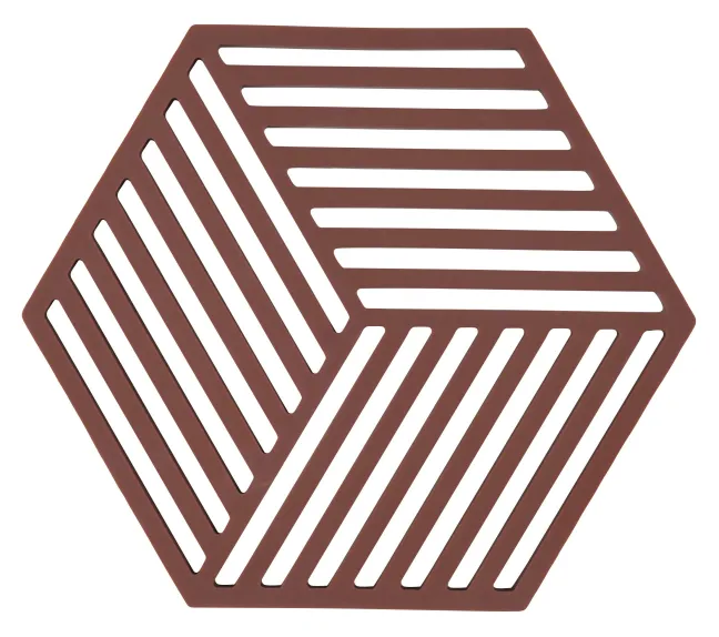 ZONE Denmark Untersetzer Hexagon Burgundy
