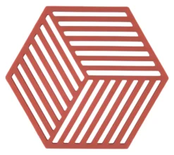 ZONE Denmark Untersetzer Hexagon Burned Red