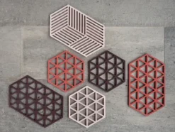 ZONE Denmark Untersetzer Hexagon Rose 24cm