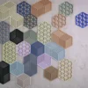 ZONE Denmark Untersetzer Hexagon Warm Grey 24cm