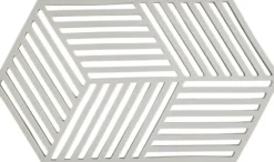 ZONE Denmark Untersetzer Hexagon Warm Grey 24cm