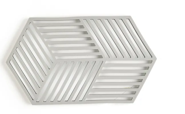 ZONE Denmark Untersetzer Hexagon Warm Grey 24cm