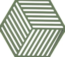 ZONE Denmark Untersetzer Hexagon 16 x 14 x 0,9 cm Grass Silikon