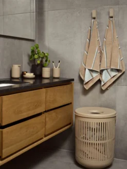 ZONE Denmark Wäschekorb Ume 54cm braun
