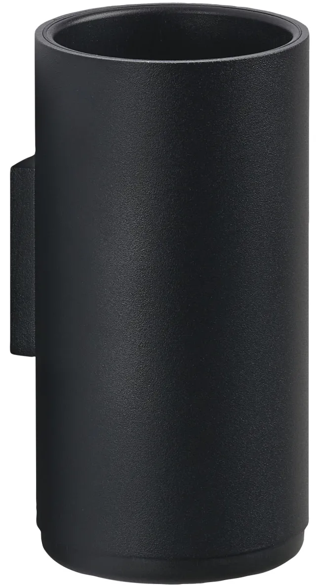ZONE Denmark Zahnbürstenbecher Rim zur Wandmontage 13,6cm schwarz